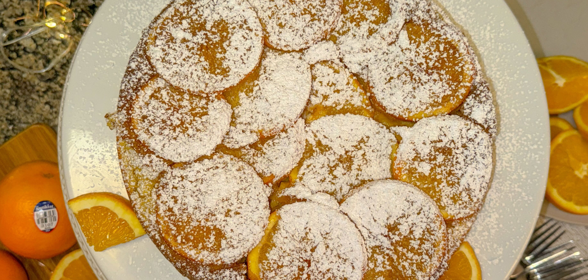 Navel Orange Upside Down Cake