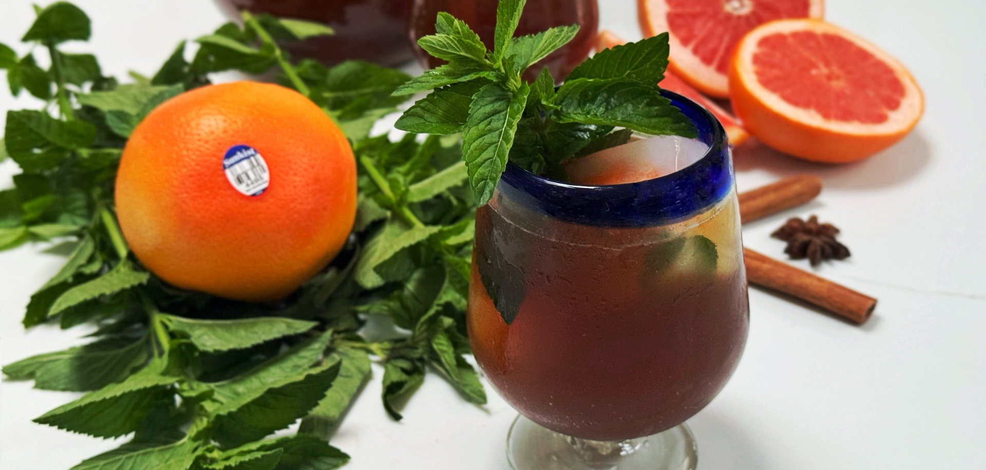 Grapefruit Honey Iced Tea