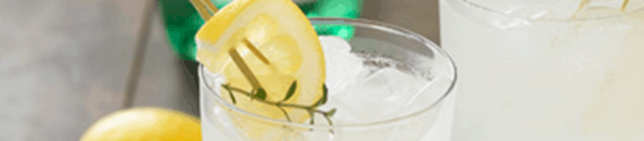 Gin with House-Made Bitter Lemon and Soda