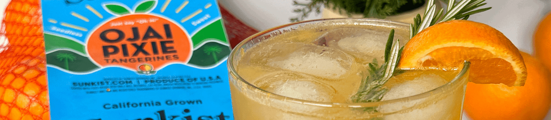 Rosemary Tangerine Mocktail