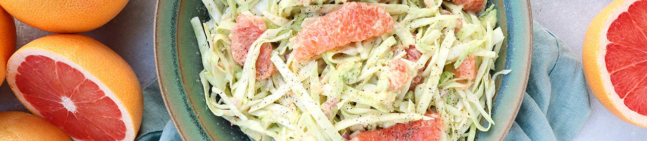 Creamy Grapefruit Slaw