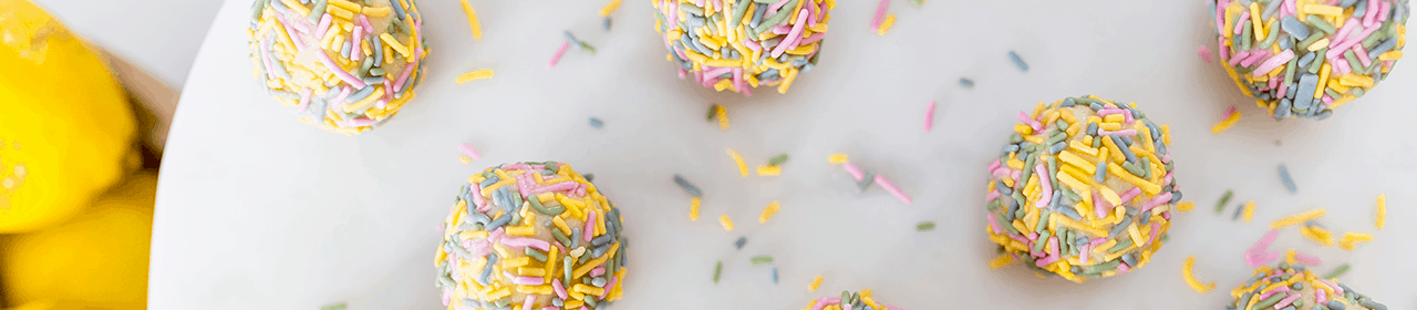 No Bake Lemon Truffles