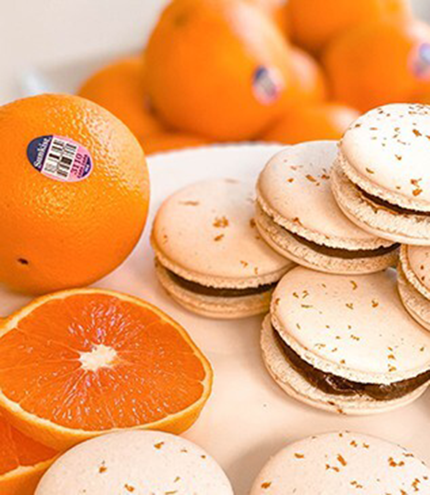 Cara Cara Orange Macarons