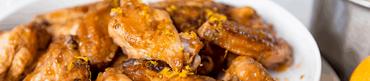 Baked Orange Chicken Wings