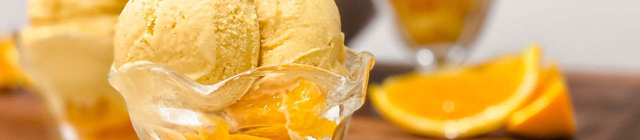 Valencia Orange Ice Cream