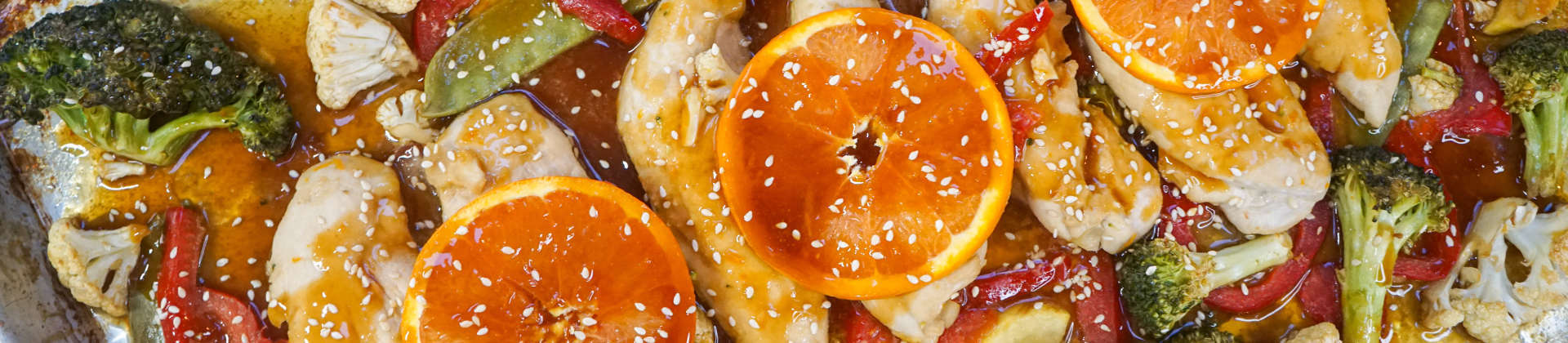 Sheet Pan Citrus Teriyaki Chicken