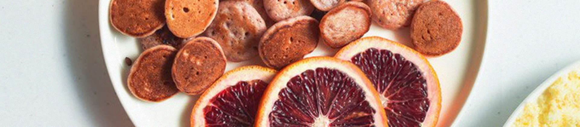 Sunkist® Blood Orange Cardamom Mini Pancakes