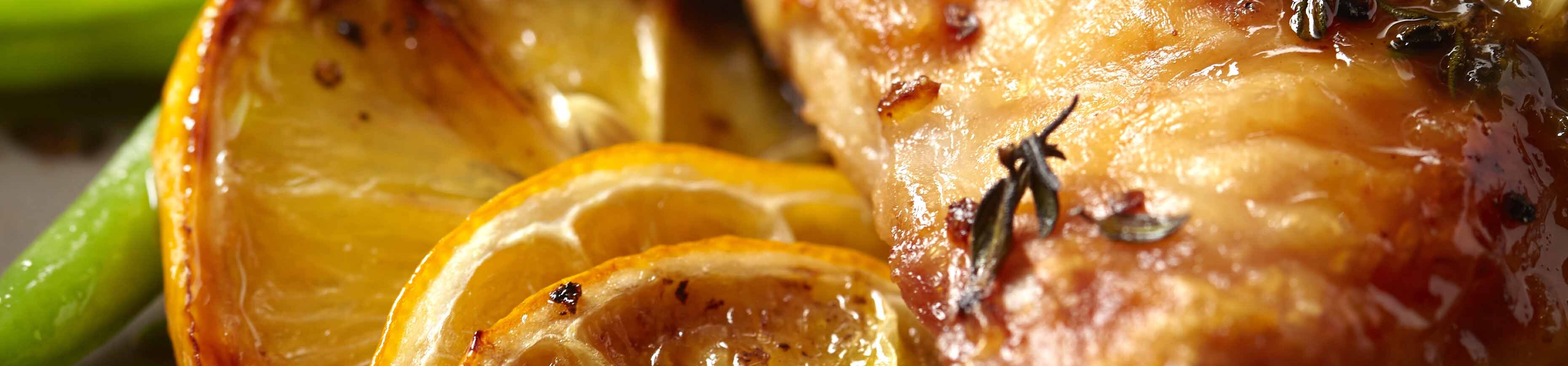 Meyer Lemon Roasted Chicken with Marmalade