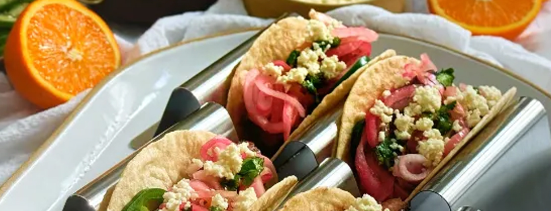 Carne Asada Tacos with Navel Orange Marinade