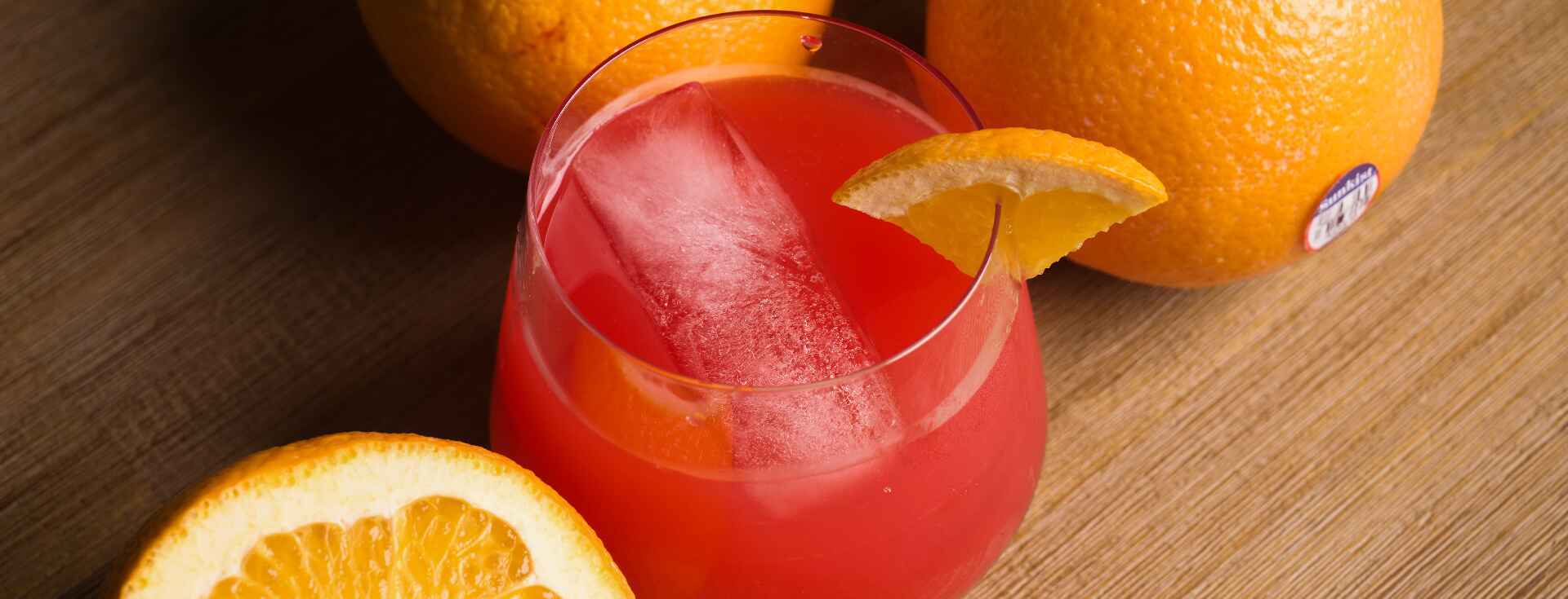 Singapore Sling with Fresh Orange