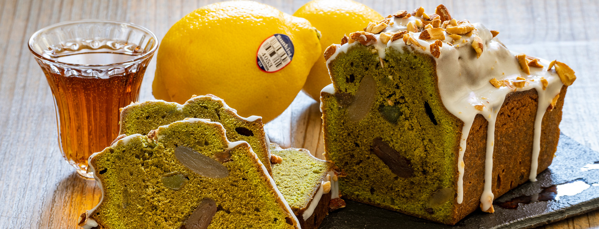 レモン抹茶パウンドケーキ