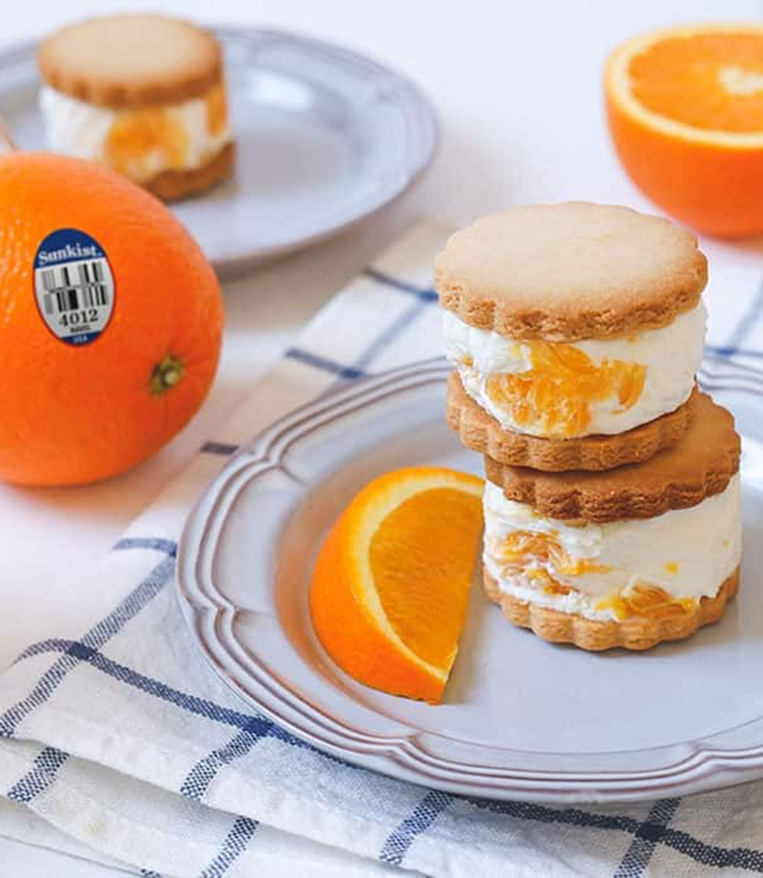 Orange Cookie Sandwich