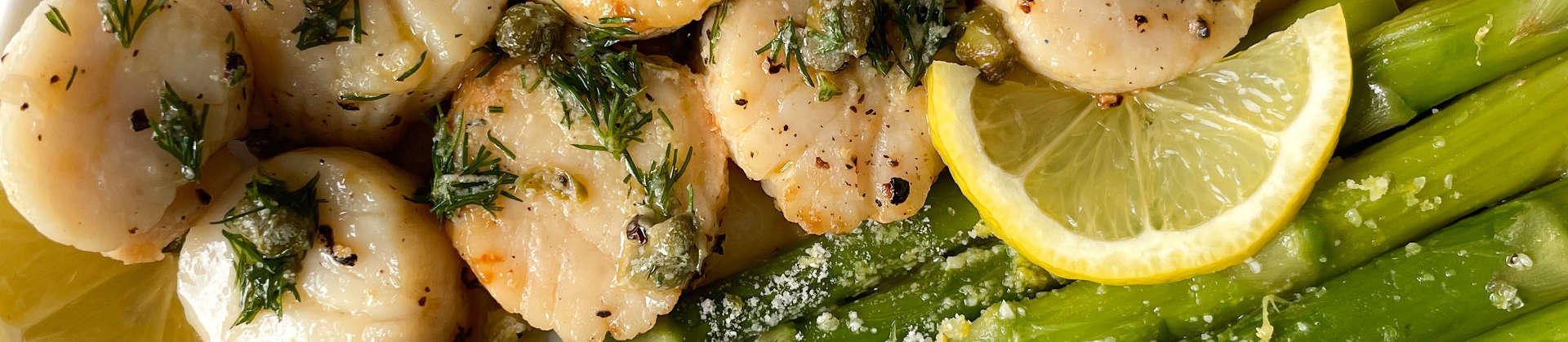 Air Fryer Lemon Dill Scallops