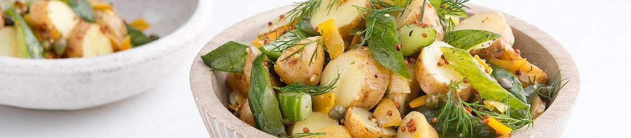 Dill Potato Salad with Preserved Meyer Lemon Dressing