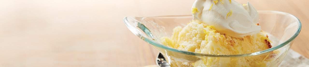 Slow Cooker Old-Fashioned Lemon Pudding Cake