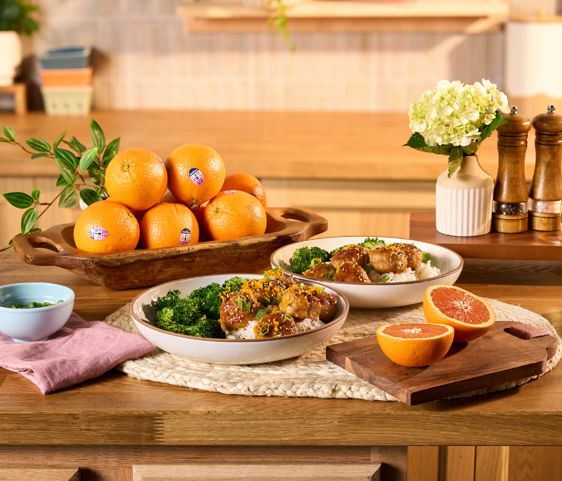 Cara Cara Orange Chicken Meatballs