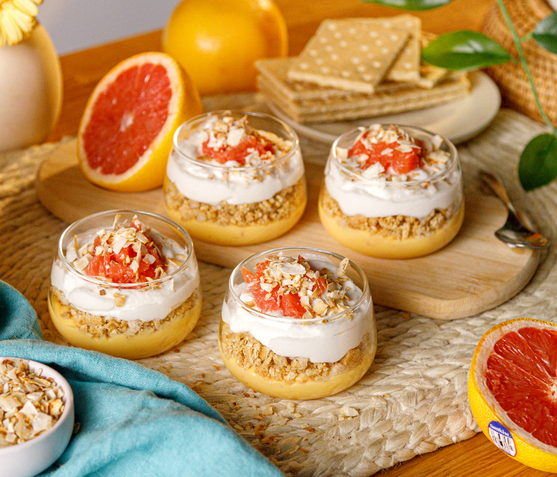 Grapefruit Coconut Pie Cups | Sunkist Growers