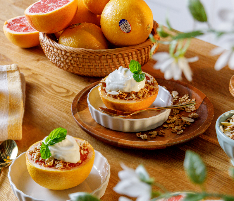 Grapefruit Breakfast Boats