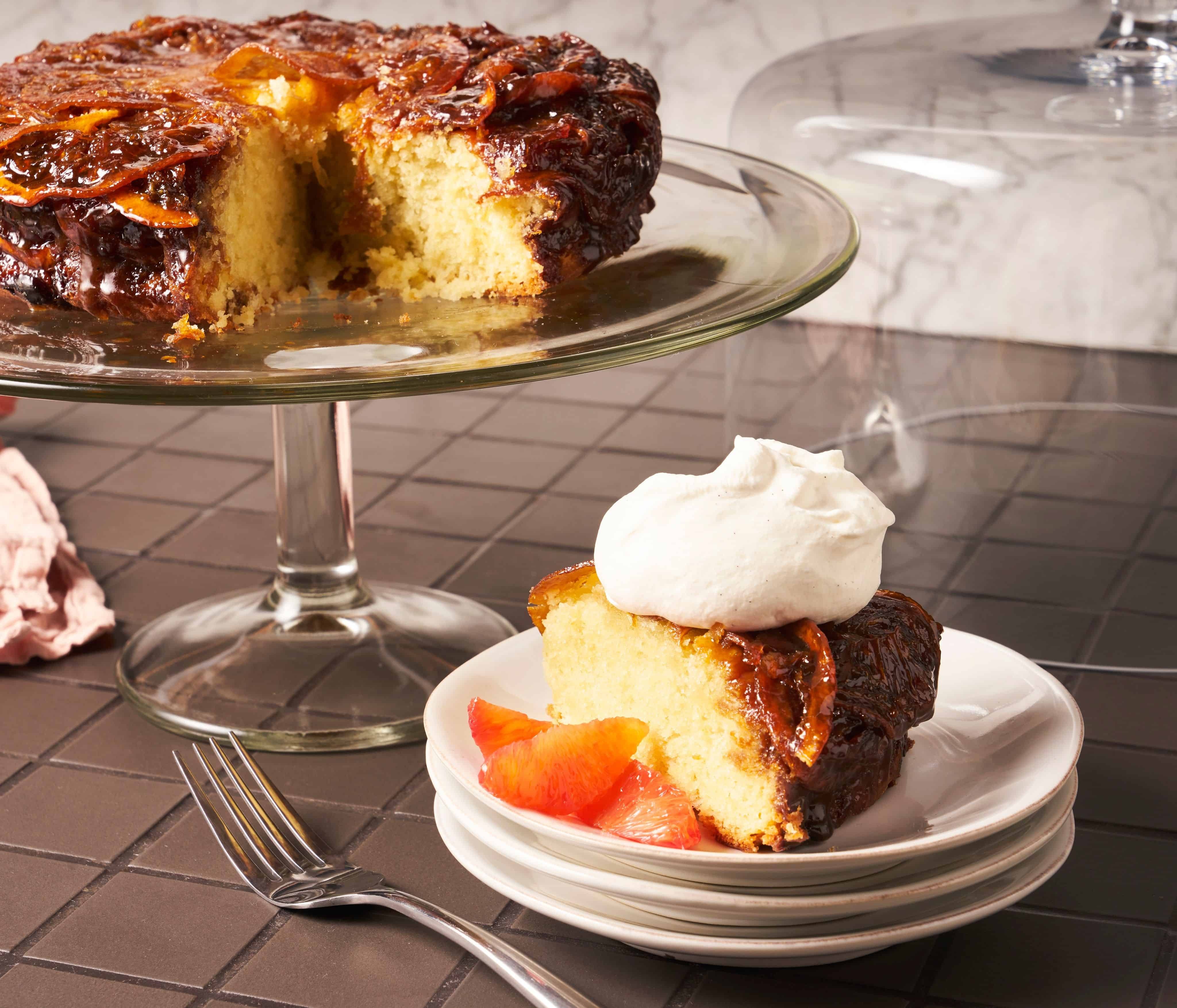 Maple Blood Orange Upside Down Cake