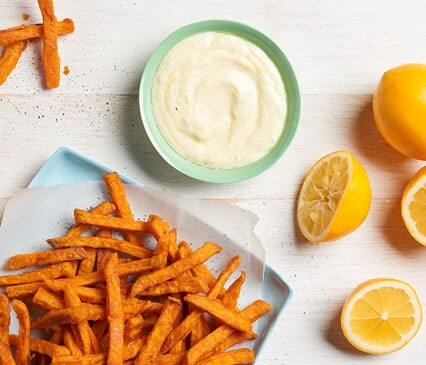 Zesty Lemon Garlic Yogurt Aioli