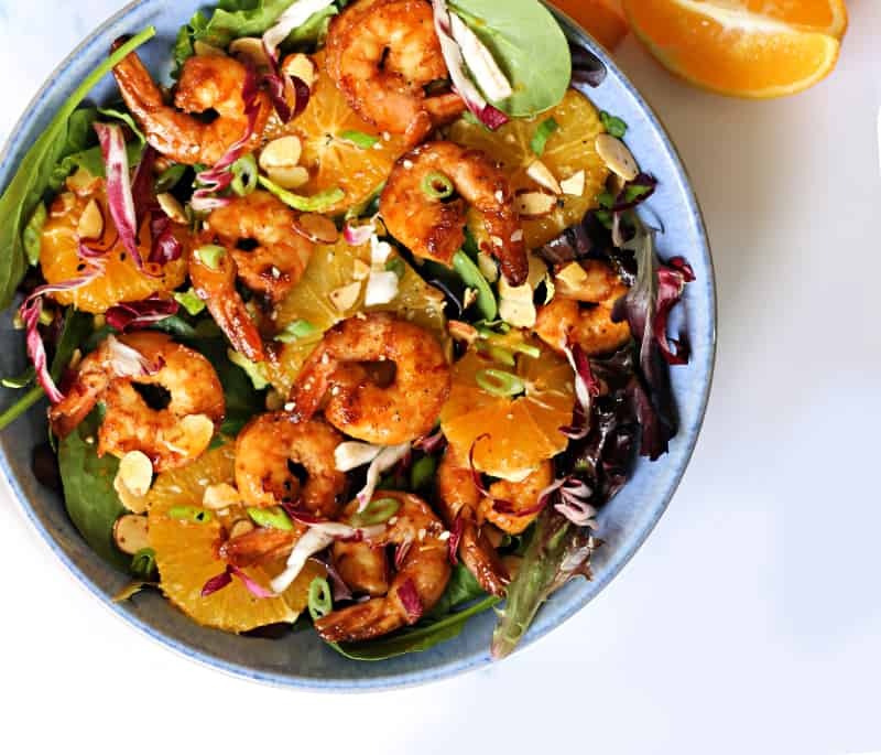 Orange Salad with Shrimp