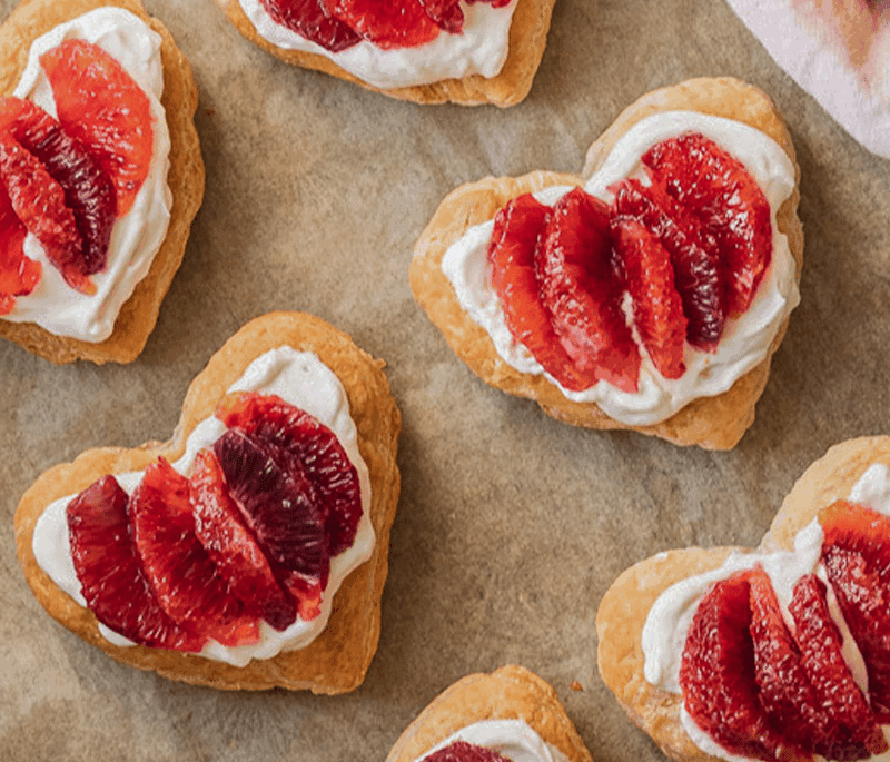 Blood Orange Heart Tarts | Sunkist Growers