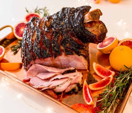 Blood Orange and Bourbon Glazed Ham | Sunkist Growers