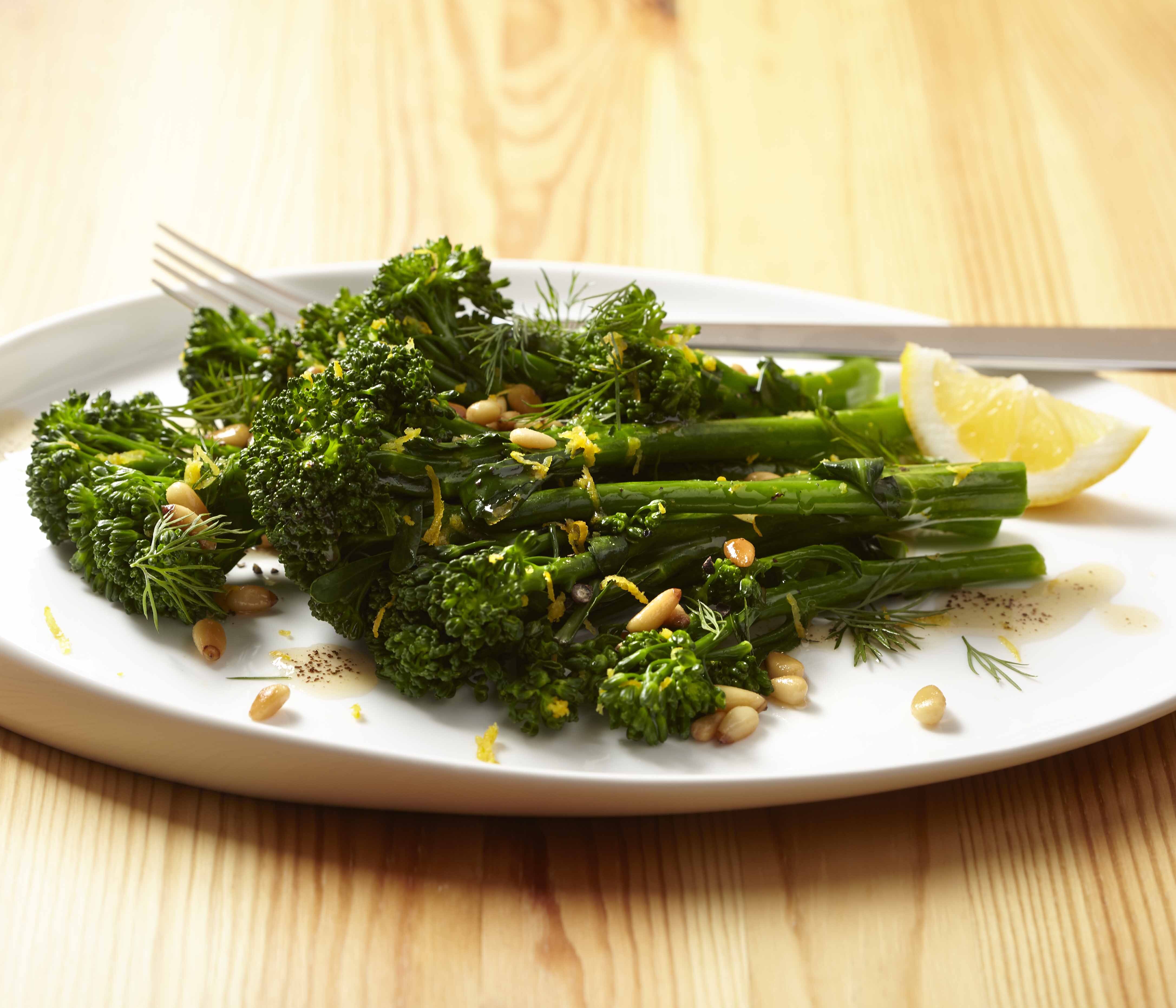 Lemon Pine Nut Broccolini