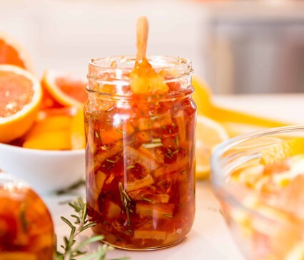 Cara Cara Orange Rosemary Marmalade