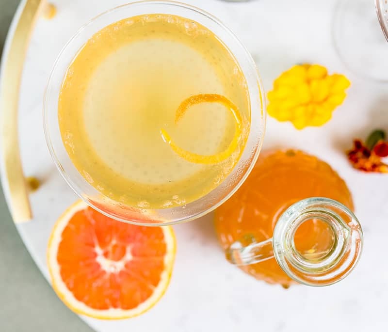 Cara Cara Champagne Cocktail