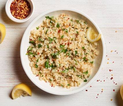 Lemony Cauliflower Rice