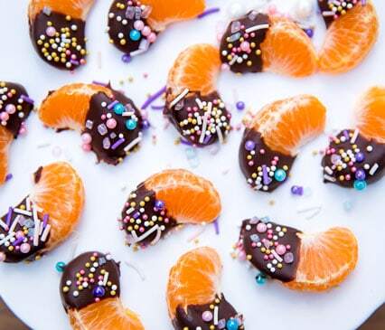 Chocolate-Dipped Mandarins