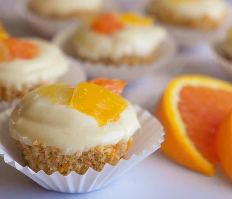 Citrus No-Bake Cheesecake Bites | Sunkist Growers