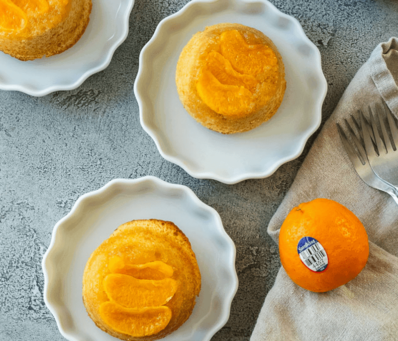 Gluten Free Ojai Pixie Mini Upside-Down Cakes