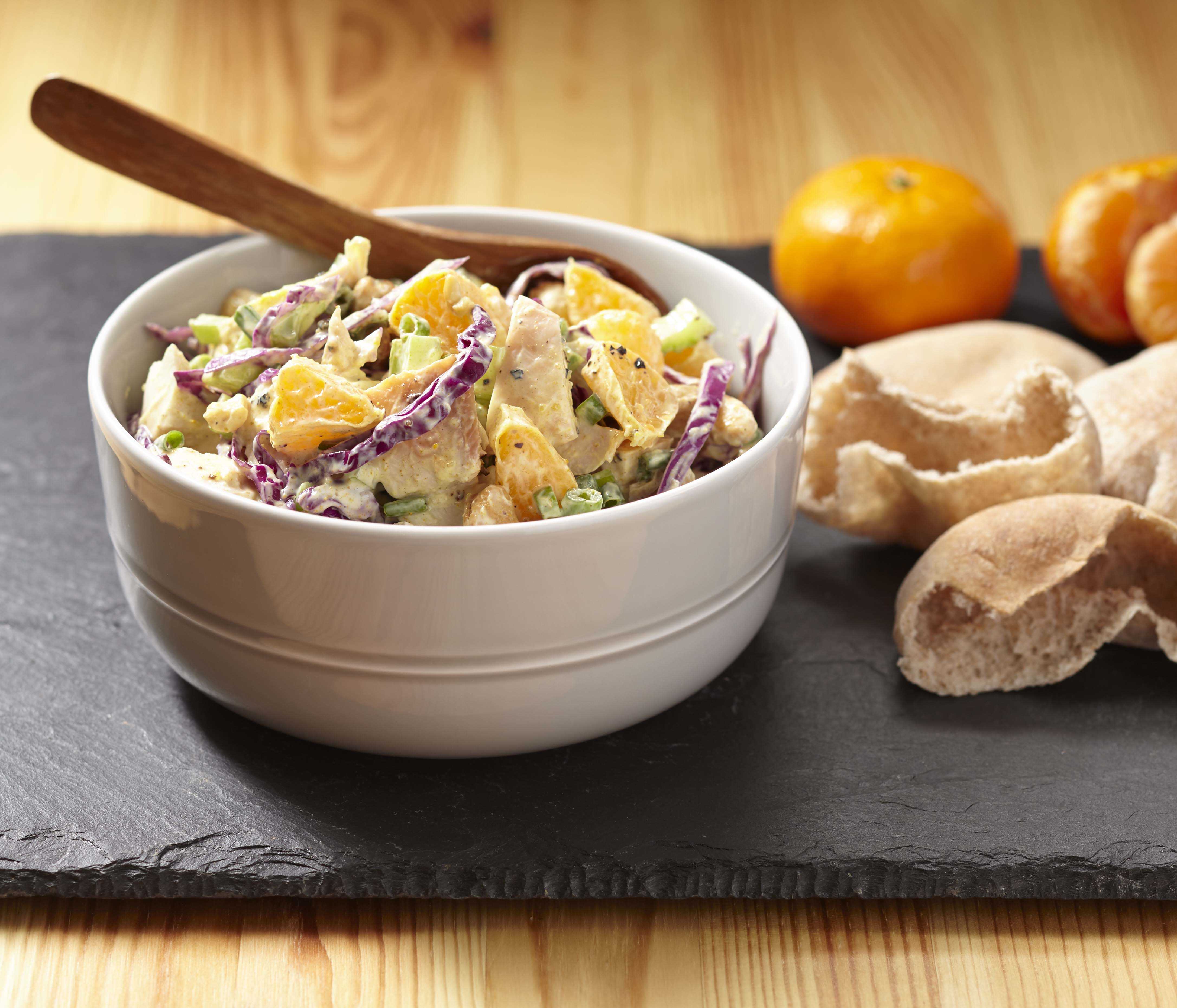 Mandarin, Curry, Cashew Chicken Salad