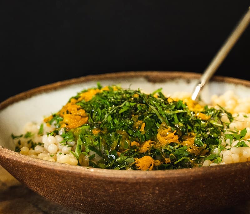 Israeli Mandarin Couscous
