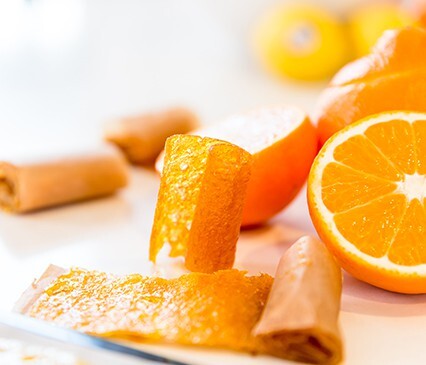 Minneola Tangelo and Vanilla Fruit Roll