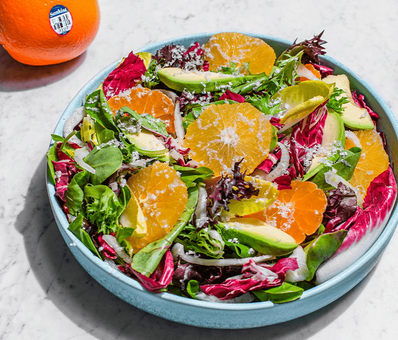 Orange and Mixed Greens Salad | Sunkist Growers