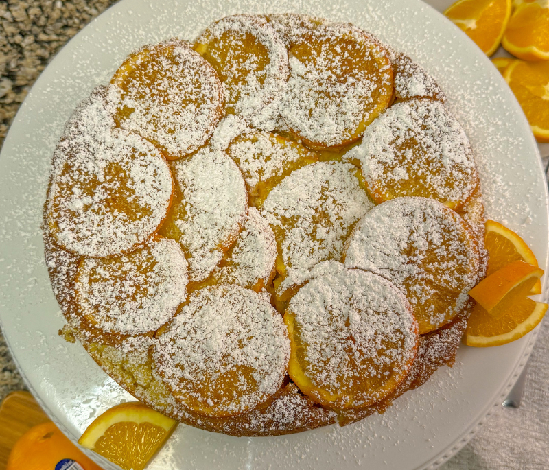 Navel Orange Upside Down Cake