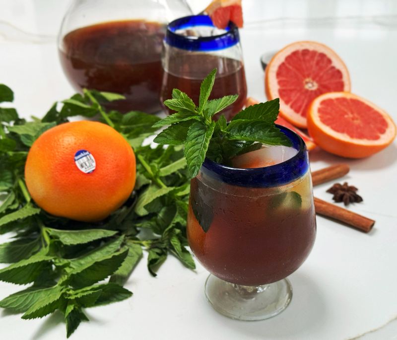 Grapefruit Honey Iced Tea