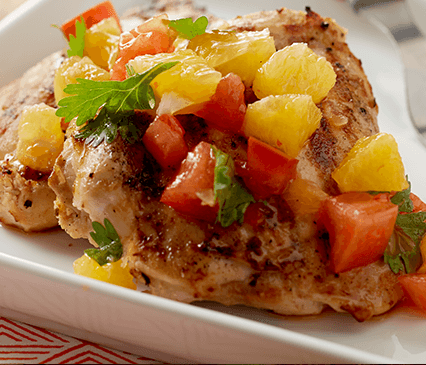 Chicken with Minneola Salsa