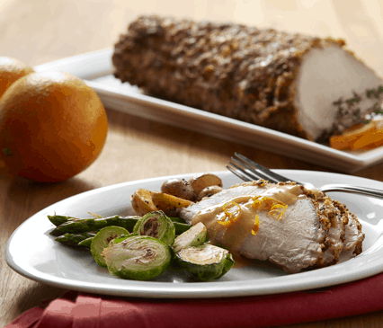 Roasted Pork Loin with Orange Spice Rub