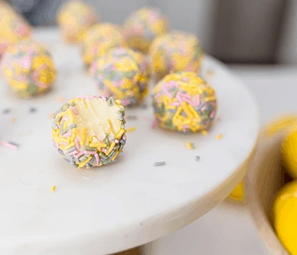 No Bake Lemon Truffles