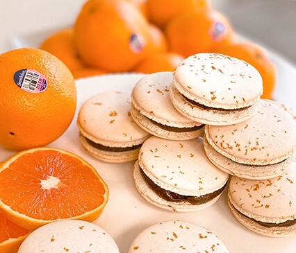 Cara Cara Orange Macarons