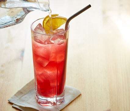 Sparkling Pomegranate Meyer Lemonade