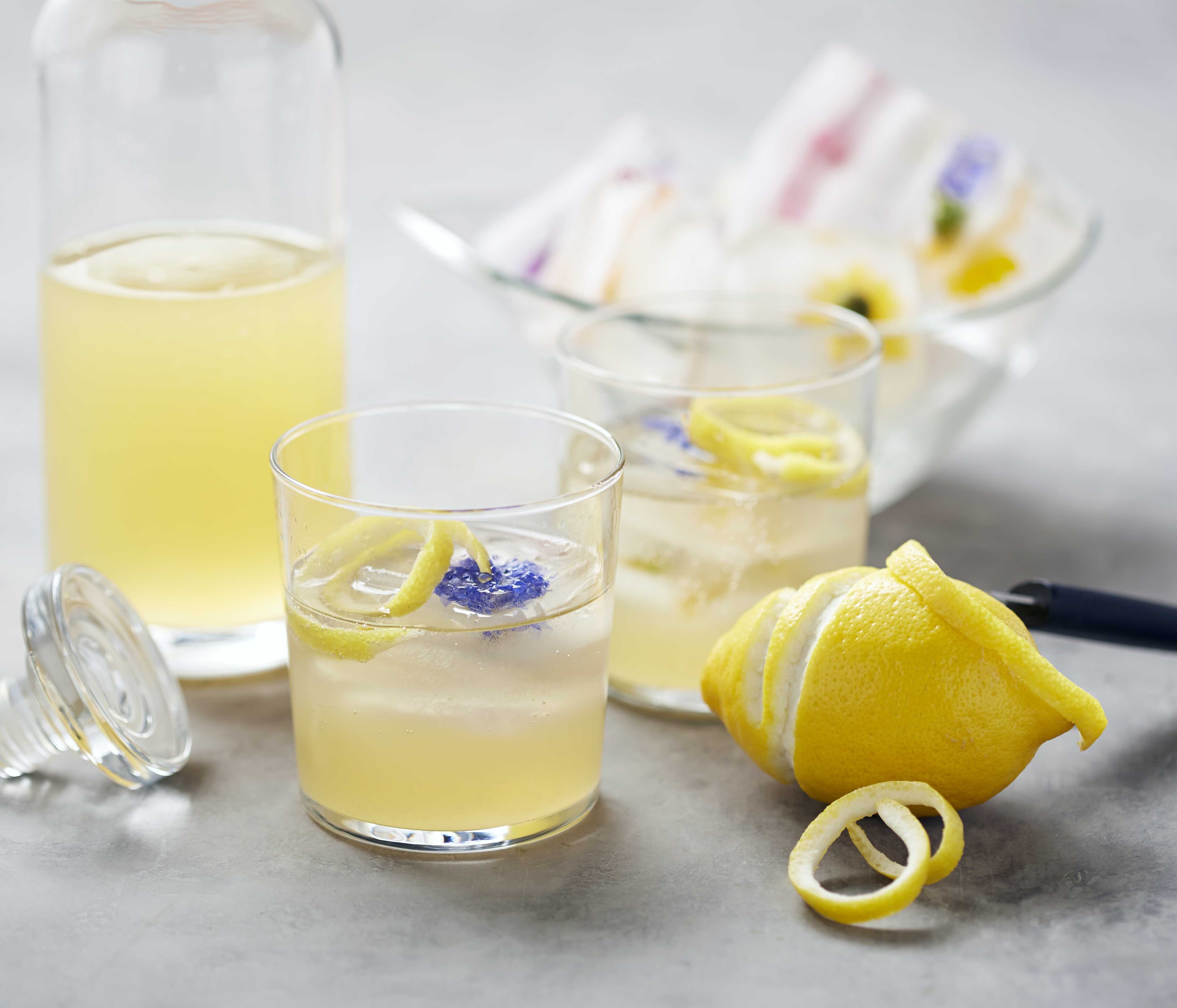 Sparkling Lemon Gin Punch