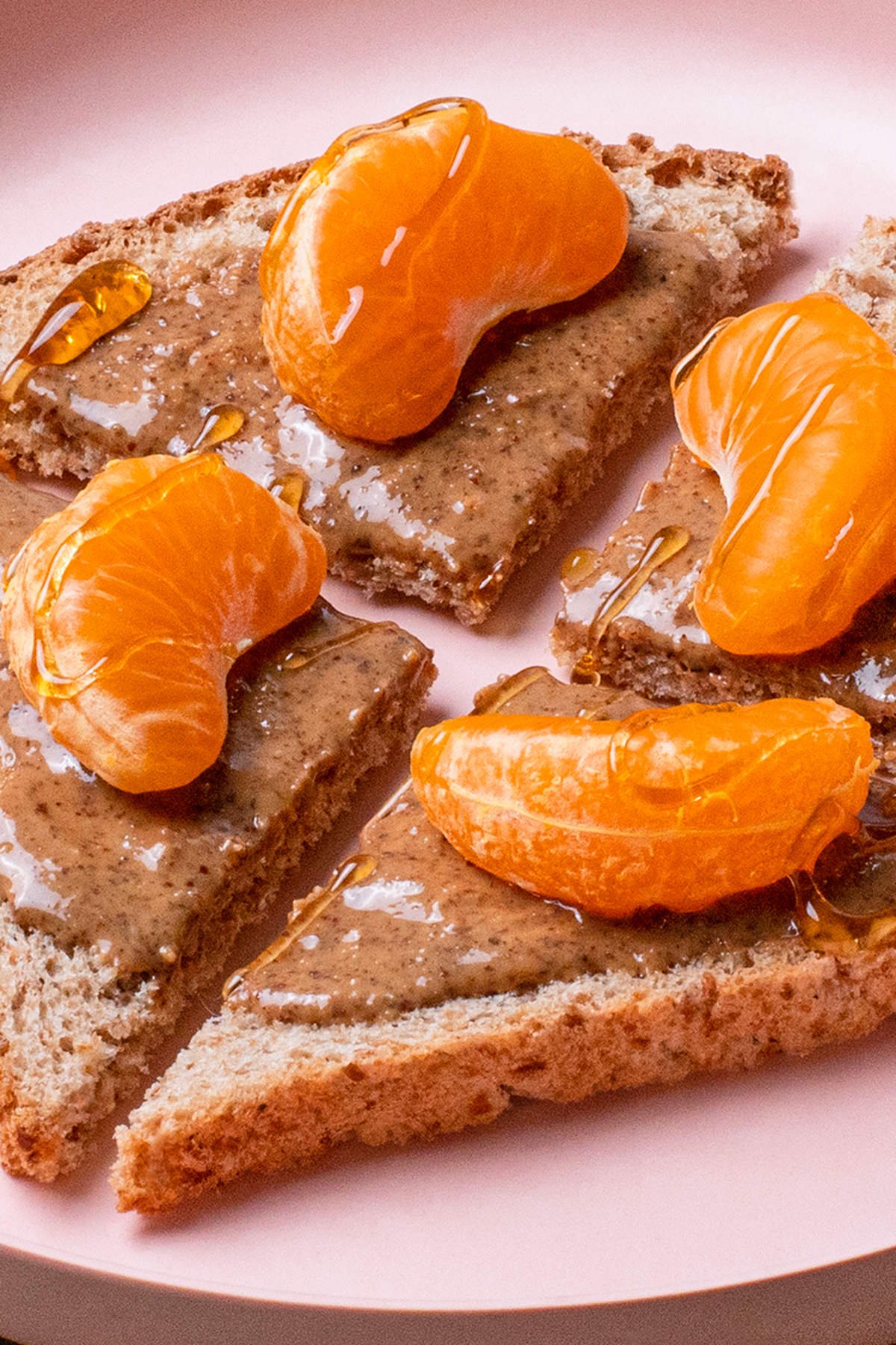 Almond Butter & Mandarin Toast
