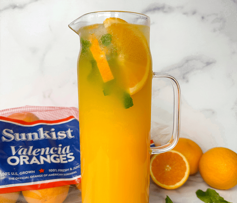 Sunkist® Orange Mint Mocktail