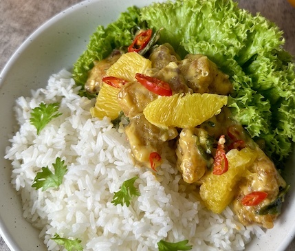 Navel Orange Malaysian Creamy Butter Chicken