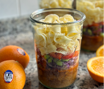 Orange Miso Noodle Salad